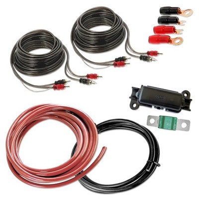 Verstärker Kabelset 8AWG 4-Kanal Cinch Remote 40A Car HiFi Endstufe Subwoofer