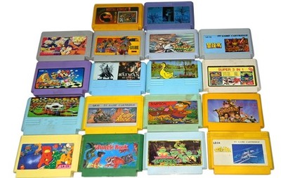 FAMICLONE  LOT  - TMNT 2,MARIO FLINTSTONES, CASTLEVANIA, MK II,  SF ETC -   RARE