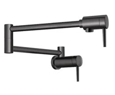 Delta 1165LF-BL Contemporary 24 inch Wall Mount Pot Filler in Matte Black READ