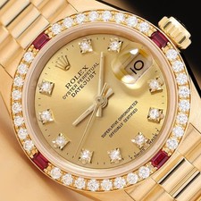 ROLEX Datejust 69068 18K Gelbgold Präsident ...