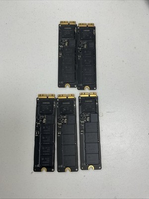 128GB Samsung Apple MacBook SSD 2013-2015 Pro / Air Lot Of 5x