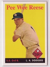 2011 Topps - 60 Years of Topps Pee Wee Reese #60YOT-07 1958 Topps