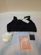 Momcozy Nursing Bras for Breastfeeding Black Soft Seamless Size Large