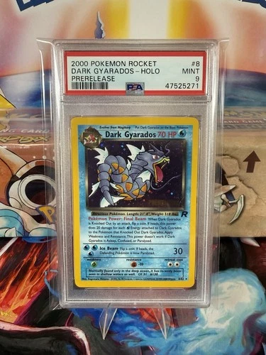 Pokemon 2000 Dark Gyarados Prerelease Holo WoTC Promo PSA MINT 9