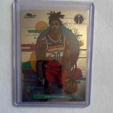 Topps Finest 2025-26 Jamir Watkins Washington Wizards Uncommon Rookie #133