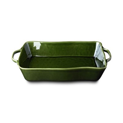 Verde Large Rectangular Stoneware Baker   16  x 10.25  x 3    150oz Deep Dish...