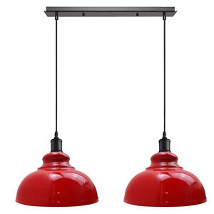 Vintage Industrial Ceiling Pendant Light Retro Loft Style Metal Lampshade Light