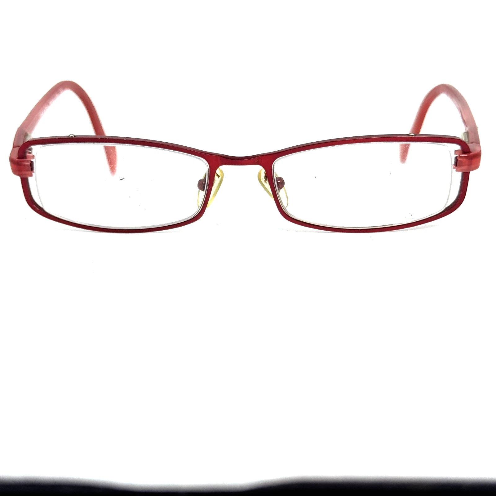 Prada VPR108F  TSA 101 Red Rectangle eyeglasses Frames 53 18 140 H17698