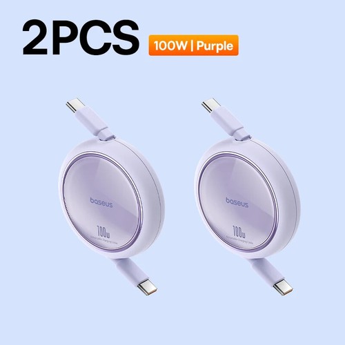 Retractable USB C To USB C PD Cable For IPhone 16 Pro Max Charger Cable Wire Lot - 第 24/26 張圖片