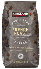 Kirkland Signature Whole Bean Coffee, French Roast, 2.5 lbs, FRESH NEWEST DATE