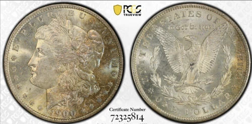 1900-O PCGS MS66 VAM 15 DOUBLED STARS Morgan Silver Dollar TOP 100 VAM Blue Tone