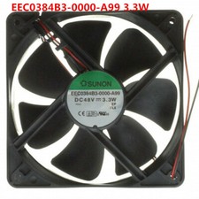 SUNON EEC0384B3-0000-A99 12038 48V 3.3W 12CM Cooling Axial Fan 2-wire 2100rpm