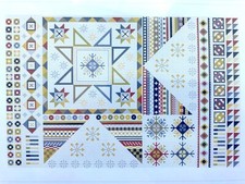Counted Cross Stitch Kit FALLING STAR  Folk Sampler 14ct Aida Riverdrift
