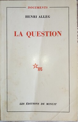 LA QUESTION H. Alleg envoi de l'auteur