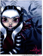 JASMINE BECKETT GRIFFITH SIGNED "GOTHLING #4" GLOSSY FAIRY PRINT