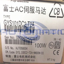 1PCS Brand New FUJI servo motor GYS101DC2-T2A