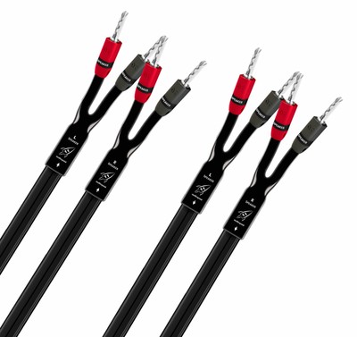 AudioQuest Rocket 11 8ft. (Pair) Speaker wire pair with Silver Banana Plugs
