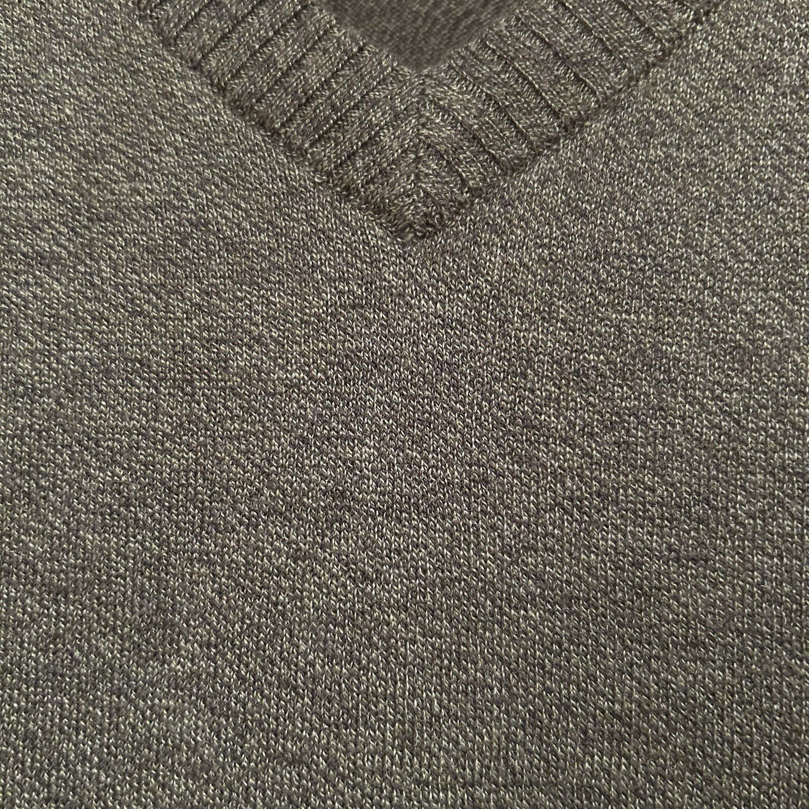 SMARTWOOL Mens Olive Green Wool Blend Long Sleeve V-Neck Sweater