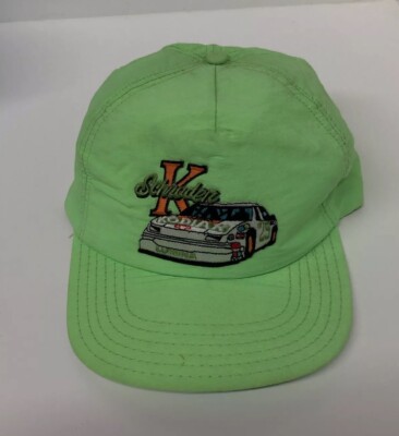 Kenny Schrader 1990's Nascar Racing Snapback Hat Cap Made/USA B2