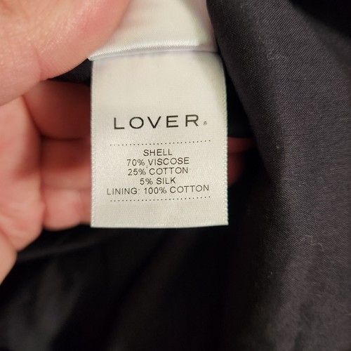 Lover The Label WOMENS DRESS SIZE 8 Black Lace VISCOSE MINI - Picture 11 of 16