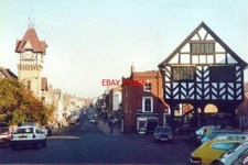 PHOTO  HEREFORDSHIRE THE HOMEND (A438) LEDBURY IN 1986 ALSO SHOWING THE CLOCK TO