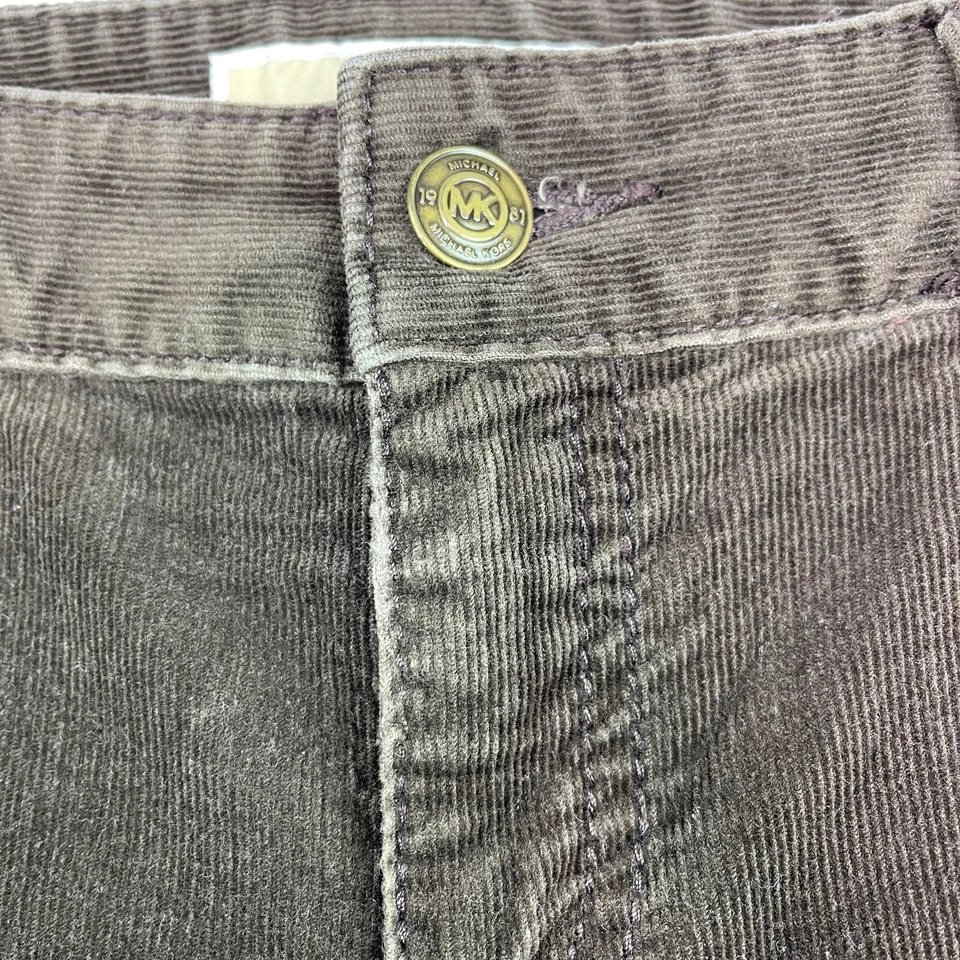 Michael Michael Kors Brown Corduroy Pants Women's Sz 4 - Image 3 of 4