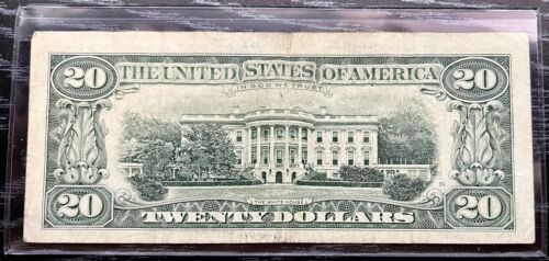 FANCY REPEATER 20 Dollar Bill Note Series 1995 L51616161C - Picture 2 of 2