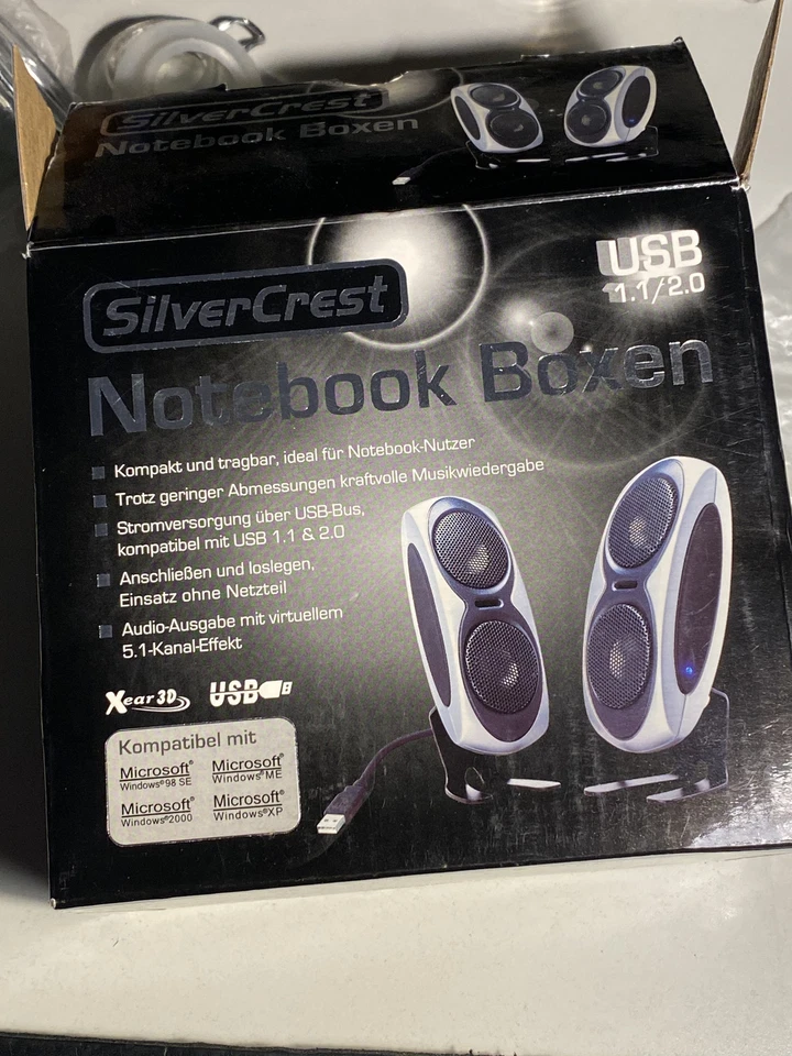 Notebook-Boxen SilverCrest USB 1.1/2.0