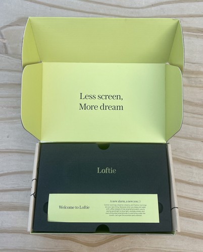 Loftie Smart Alarm Clock Bluetooth Speaker Sound Machine Custom Alarms ...