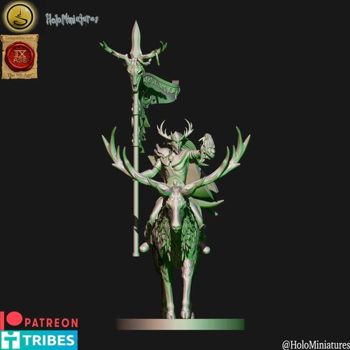 Wood Elves King's Hunters Wargames - 9th age - dnd - tabletop gaming - old world - Imagen 6 de 15