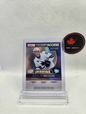 21/22 UD Credentials San Jose Nicolas Meloche Debut Ticket RC #90 Ltd #/999
