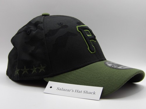 New Era 39Thirty MLB Pittsburgh Pirates Black Camo M/L - Picture 4 of 7