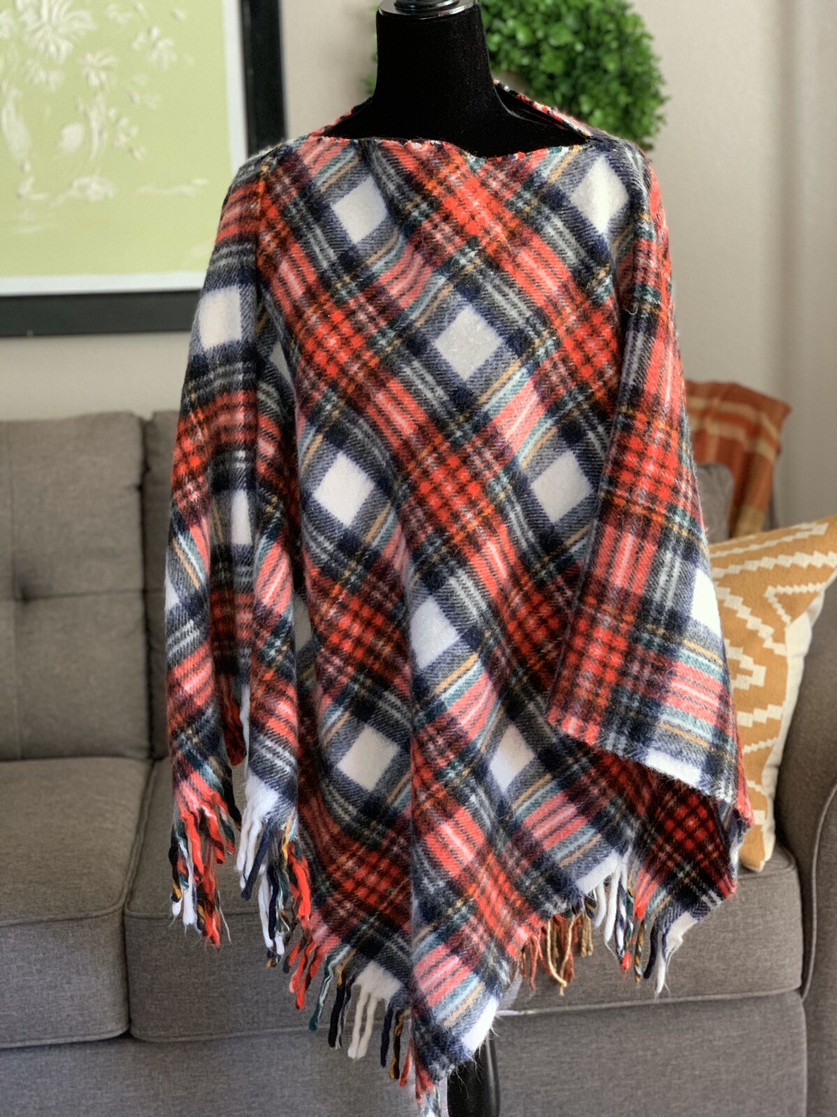 poncho boho chic