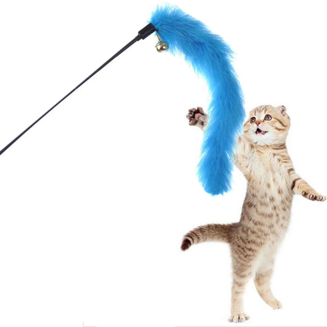 feather waggler cat toy