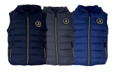 Jungen Steppweste Kinder Kapuzenweste Bodywarmer Herbst Winter Weste Ärmellose