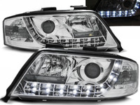 Scheinwerfer Paar Audi A6 01-04 Daylight LED Chrom