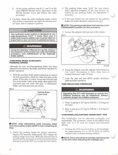 OEM Genuine Arctic Cat New ATV Dealer Service Assembly Manual 1996 Bearcat 454 - Bild 2 von 2