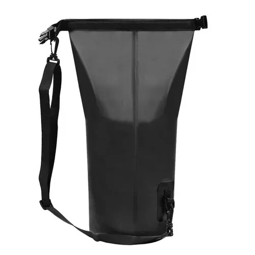 TacFirst Dry Bag 30L - Wasserdichter Packsack Mit Fast-Fold Verschluss Schwarz