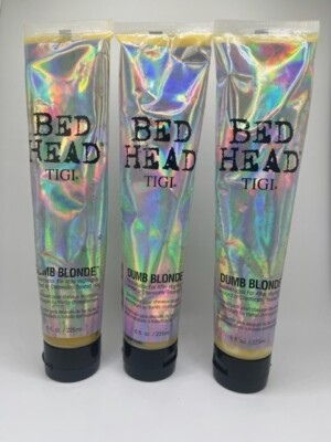 3 BED HEAD TIGI DUMB BLONDE - RECONSTRUCTOR FOR AFTER HIGHLIGHTS- 6OZ