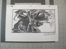 vtg 1980s Aliens movie LA Effects storyboard 1st gen production used copy 39G