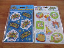 Unique Happy Birthday Stickers 4 Sheets U Pick NOT a LOT