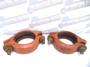 (2 Pc) VICTAULIC - L030007PE0 - ZERO-FLEX 07 - 3" Rigid Pipe Coupling - 3"-88,9 