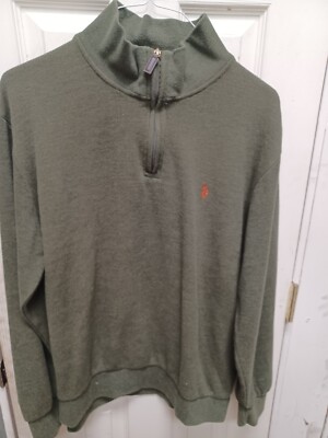 U.S. POLO ASSN. 1/4 Zip Designer Sweater Men XL