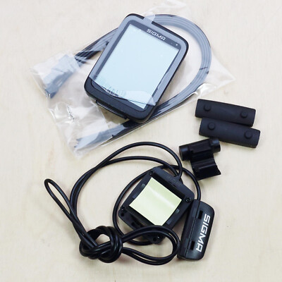 Sigma BC 8.0 Fahrradcomputer mit 8 Funktionen kabelgebunden Halter Gummi Magnet