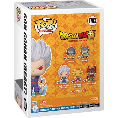 Dragon Ball Super: Super Hero Son Gohan (Bestia) Funko Pop! Figura Vinilo #1703 *C - Imagen 6 de 6