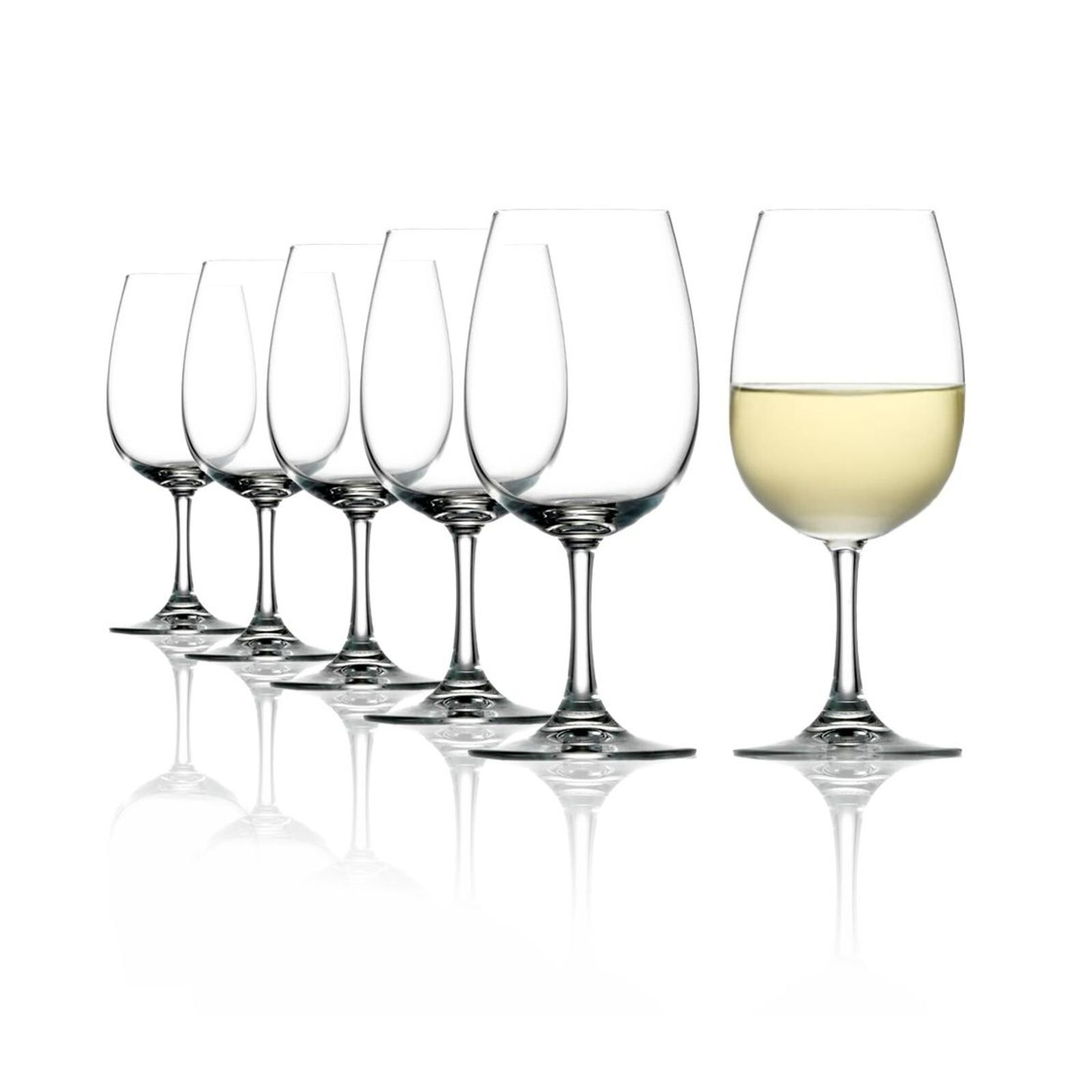 Stölzle Lausitz Weinland Weingläser Weißweingläser kurzer Stiel 350ml 6er Set