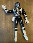 Bandai Mighty Morphin Power Rangers Black Ranger 8" Vintage Action Figure 1995