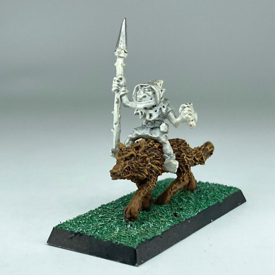 Goblin Wolf Rider Spearman - Orks & Goblins - Warhammer Fantasy Metall GW X14570