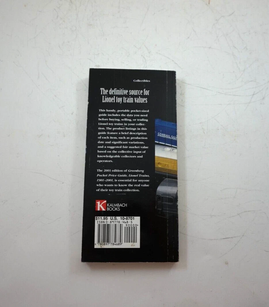 Lionel Trains Pocket Price Guide Greenberg Guides Paperback eBay