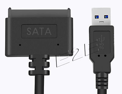 E2E SATA III to USB 3.0 Cable Adapter For 2.5'' HDD & SSD Hard Drive Support UASP